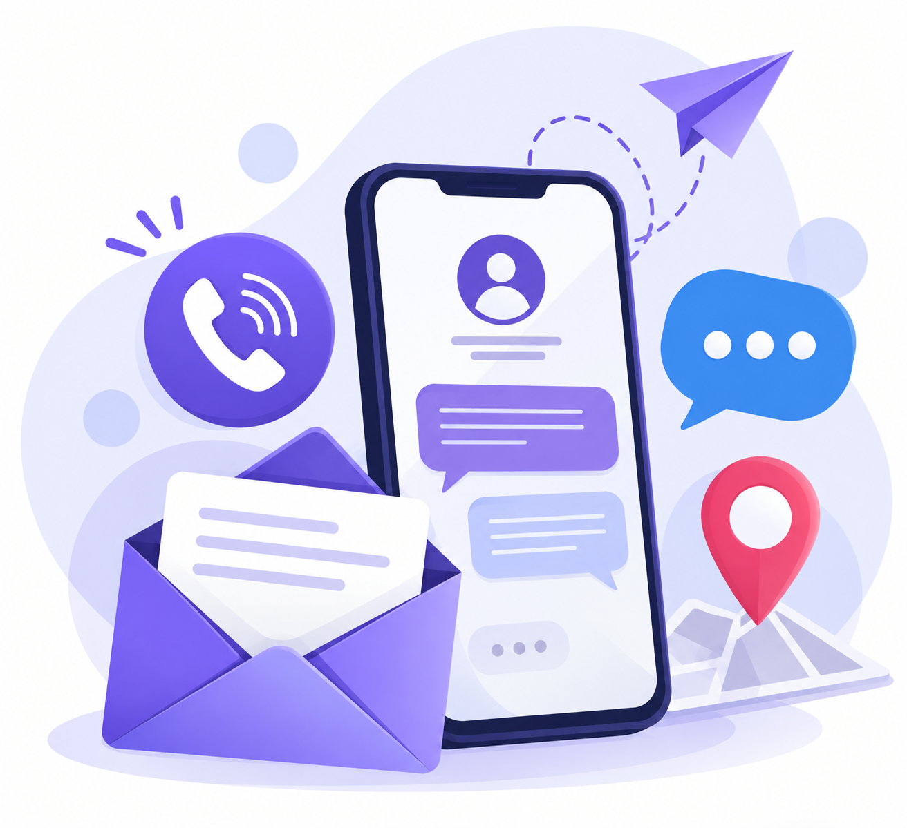 Contact illustration